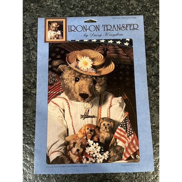 Lot of 4 Vtg Iron-On Transfers + 7-Pk Blank Inkjet Iron-On Print&Transfer Paper - Picture 6 of 11